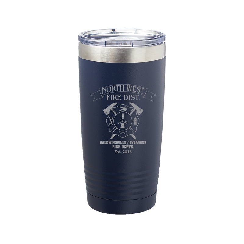 20oz (Northwest Fire Dept.) Laser-Engraved, Insulated Tumbler