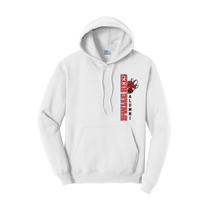 B’ville Alum Left-Side Two-Color Logo Hoodie