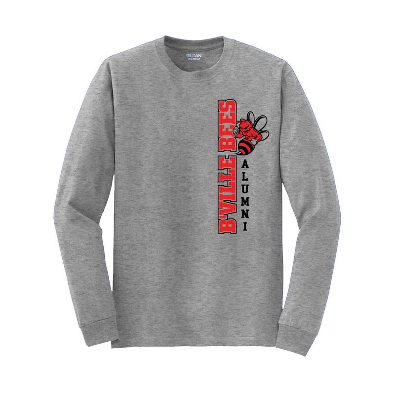B’Ville Alum Left-Side Two-Color Logo Long Sleeve