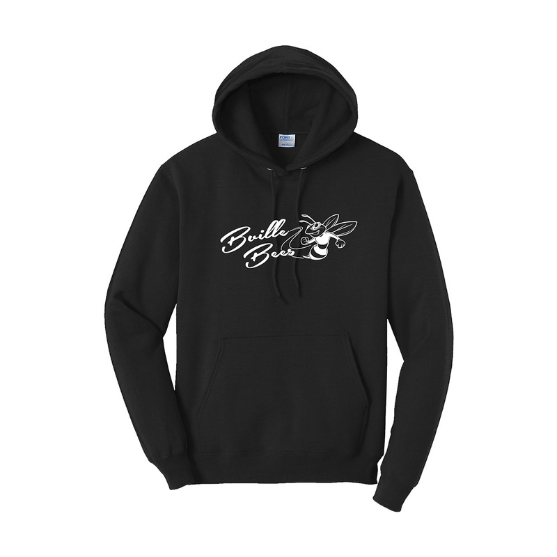 B’ville Bees 50/50 Hoodie|Youth S|Youth M|Youth L|Youth XL|S|M|L|XL|2XL|3XL|Black|White|Red|Gray