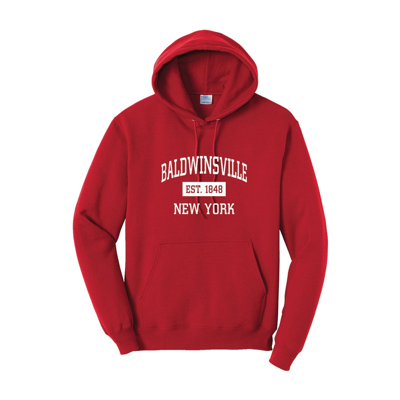 B’Ville Est. 1848 Hoodie|Youth S|Youth M|Youth L|Youth XL|S|M|L|XL|2XL|3XL|Black|White|Red|Gray