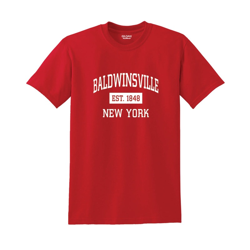 B’Ville Est. 1848 Shirt|Youth S|Youth M|Youth L|Youth XL|S|M|L|XL|2XL|3XL|Black|White|Red|Blue|Gray