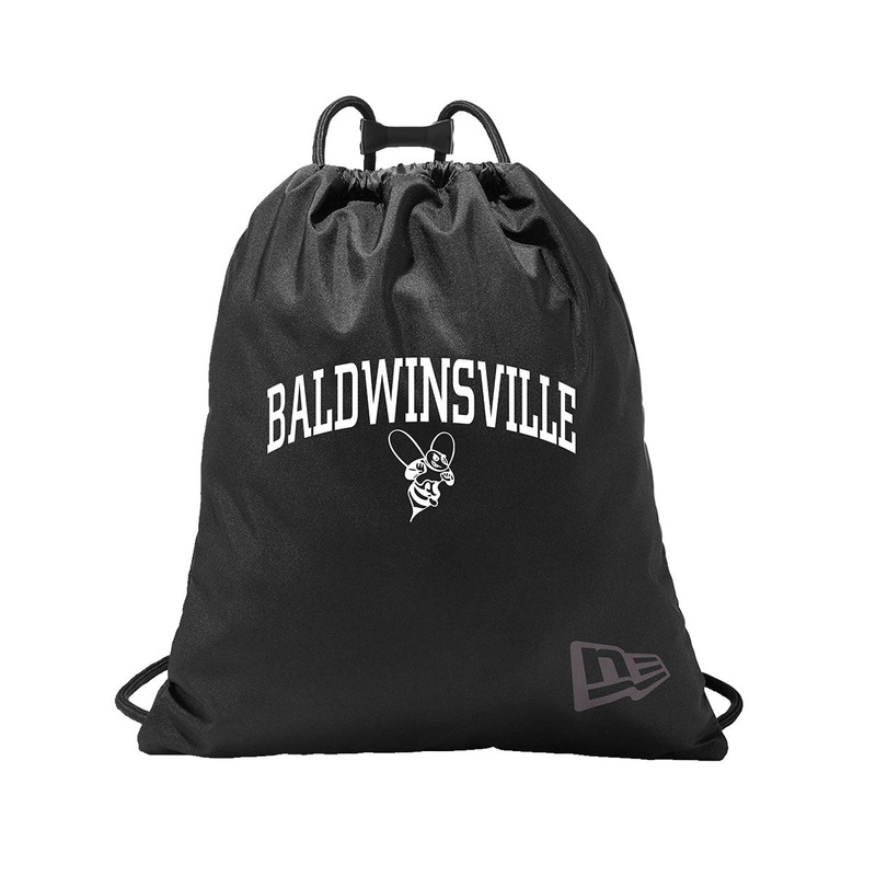 Baldwinsville Bees Cinch Bag|Black|Red|Gray