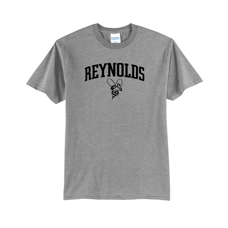 Reynolds 50/50 Blend T-shirt|Youth XS|Youth S|Youth M|Youth L|Youth XL|S|M|L|XL|2XL|3XL|Black|Gray|Red