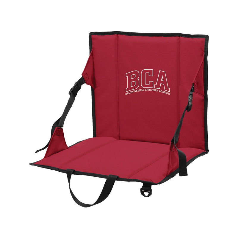 BCA Foldable Stadium Seat|Black|Red