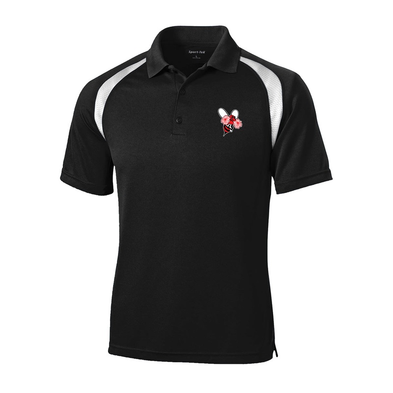 B’ville Pop Warner CHEER Polo|XS|S|M|L|XL|2XL|3XL|Black|Red