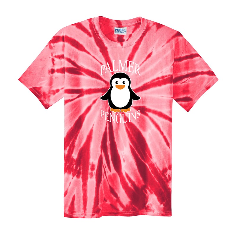 Palmer Tie-Dye Shirt|YXS|YS|YM|YL|YXL|S|M|L|XL|2X|3X|4X|Black|Red