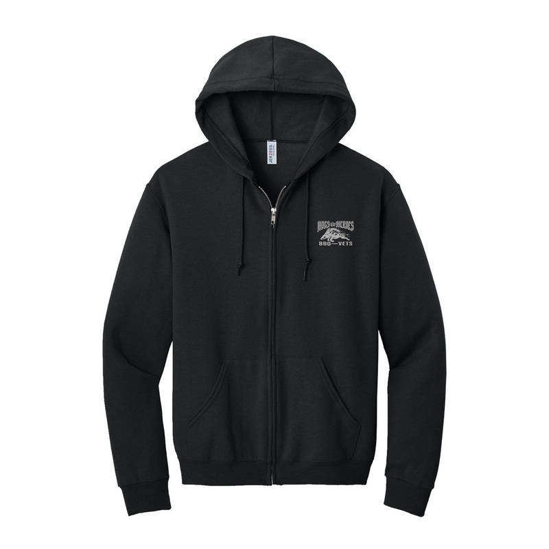 Hogs For Heroes Full-Zip Hoodie