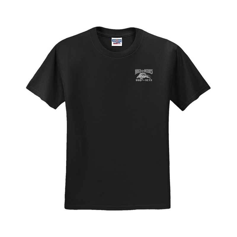 Hogs For Heroes T-shirt|XS|S|M|L|XL|2XL|3XL|4XL|5XL|Black|Khaki