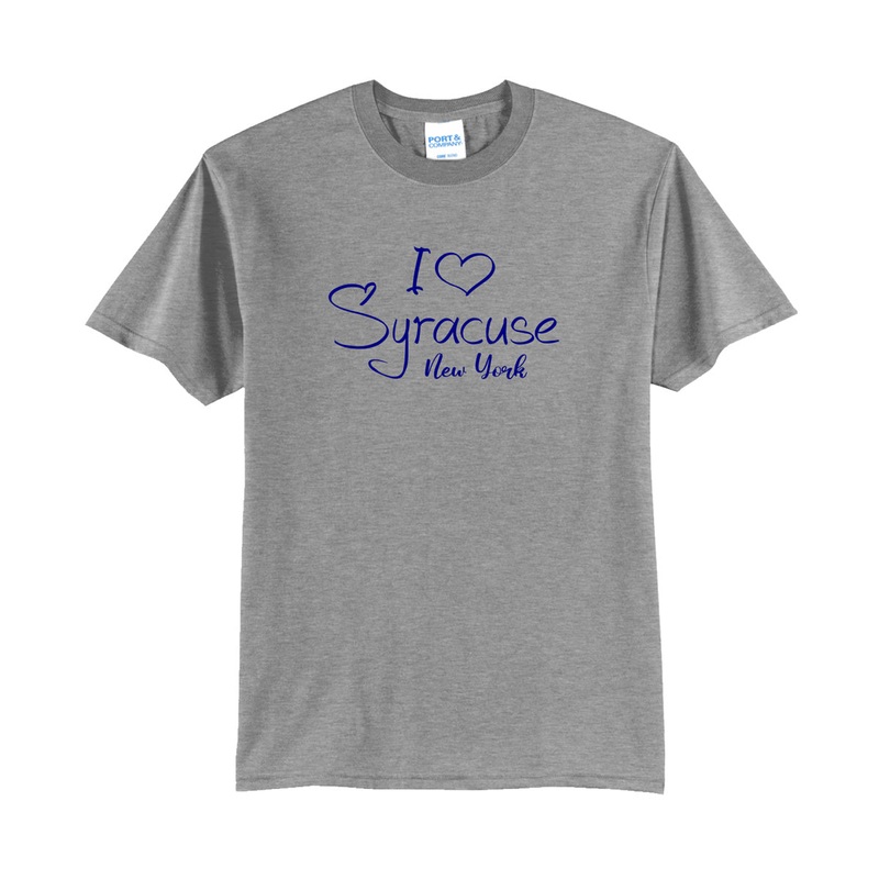 I Love Syracuse New York Apparel