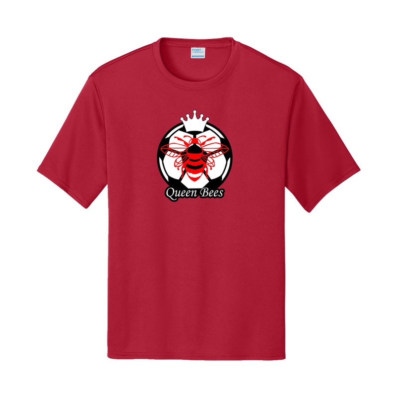 Red Dri-Fit Jersey W/ New Queen Bees Logo