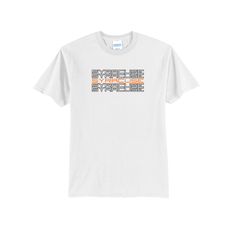 Syracuse Apparel|T-shirt|Long-sleeve|Hoodie|XS|S|M|L|XL|2XL|3XL|4XL|5XL|Black|White|Athletic Gray|Navy