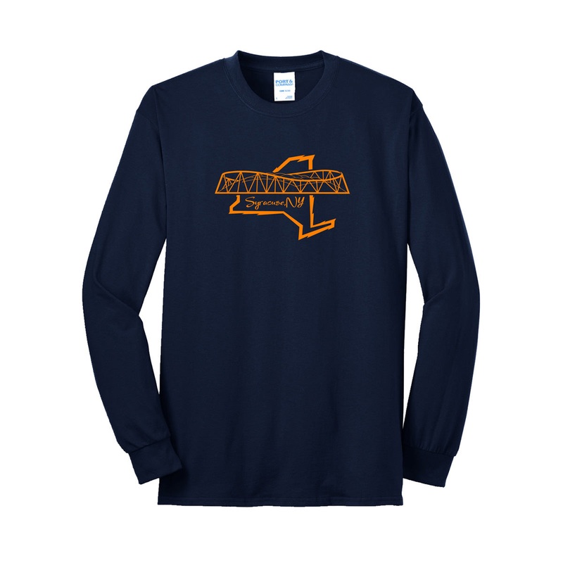 Syracuse Dome Apparel|T-shirt|Long-sleeve|Hoodie|XS|S|M|L|XL|2XL|3XL|4XL|5XL|Black|White|Athletic Gray|Navy