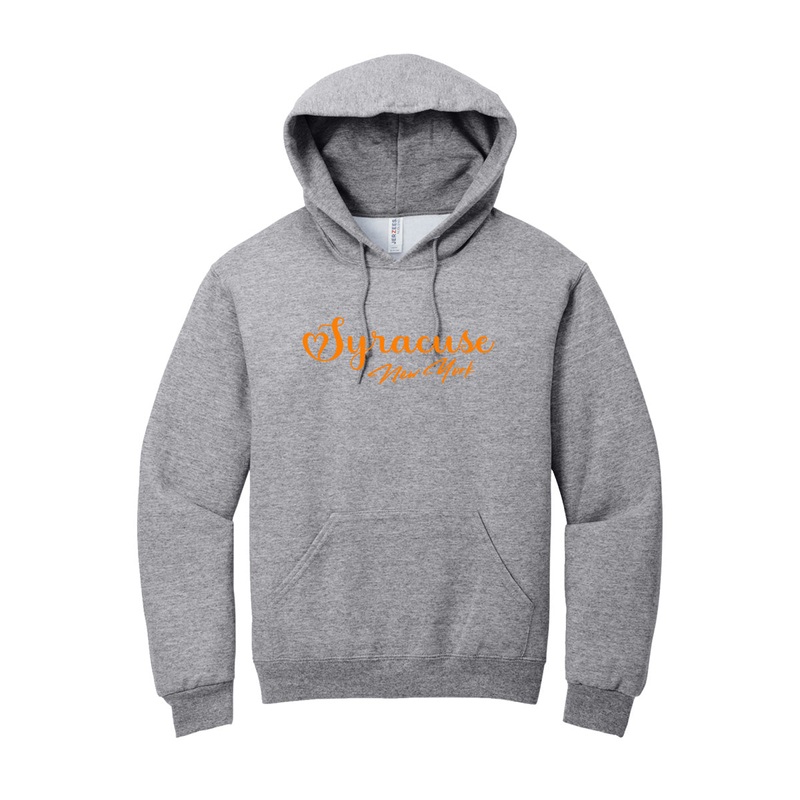 Syracuse New York Cursive Lettering Apparel