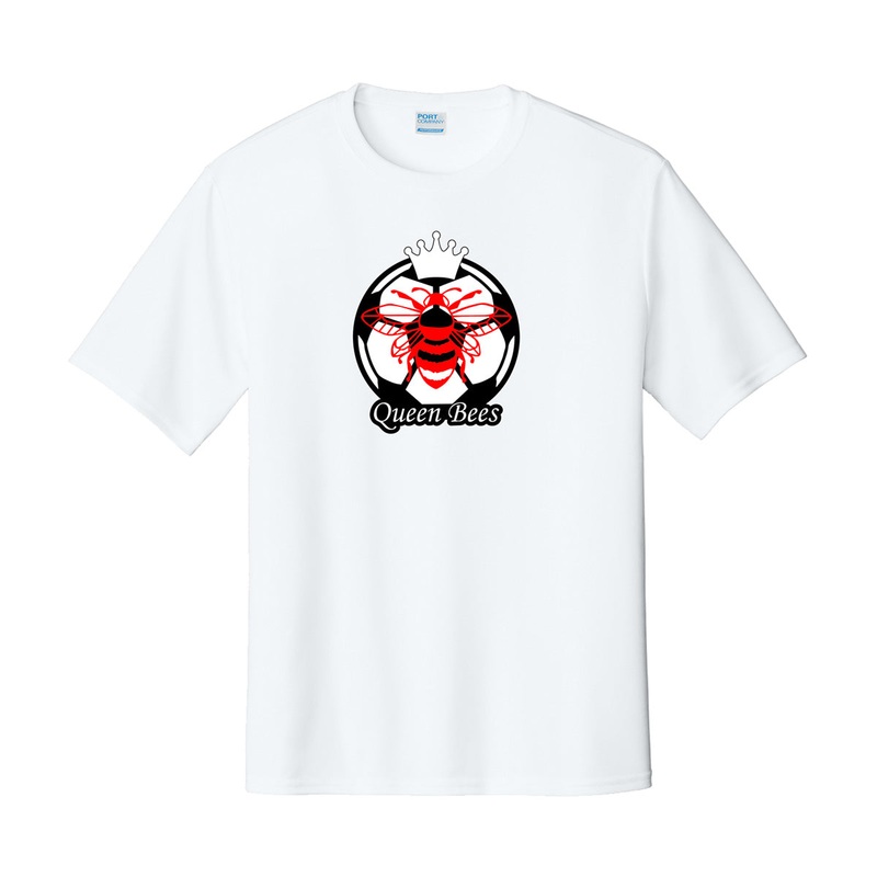 White Dri-Fit Jersey W/ New Queen Bees Logo