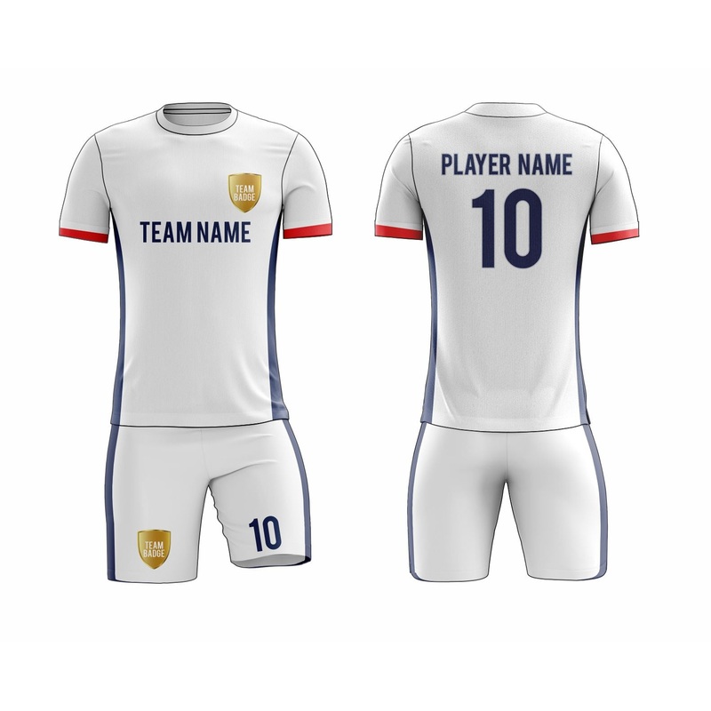 Custom Soccer Uniform 17  High-Performance Team Jersey & Shorts