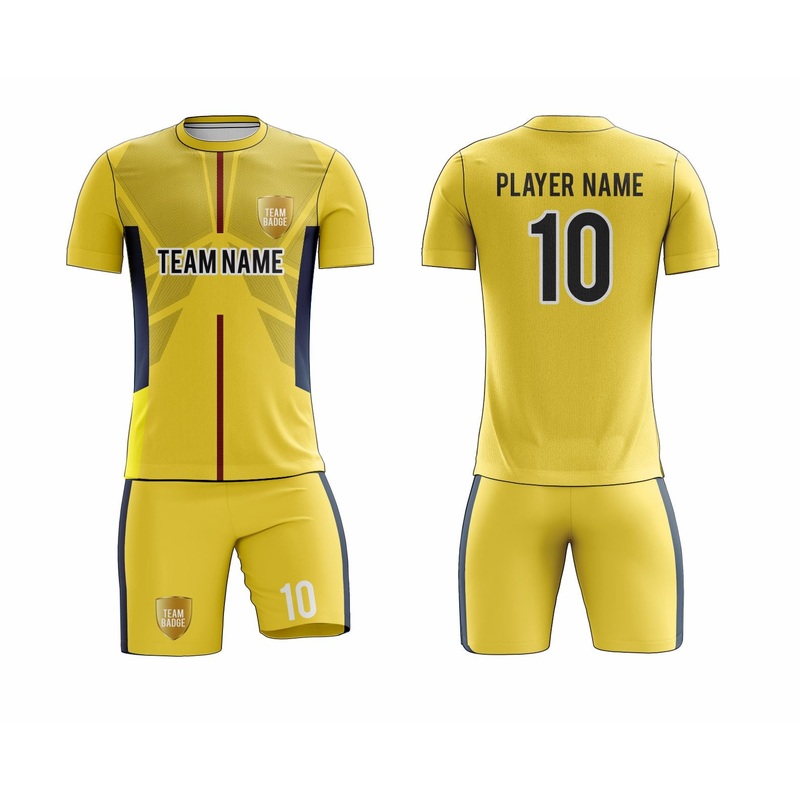 Custom Soccer Uniform 22  High-Performance Team Jersey & Shorts