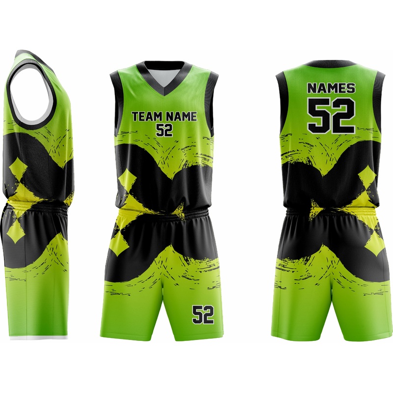 Custom Basketball Uniform 6  Premium Team Jerseys & Shorts
