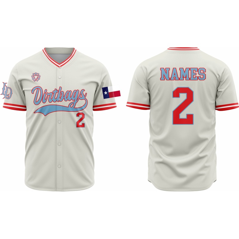 Baseball Jersey 46  Customizable Name & Number | Breathable & Comfortable Sportswear