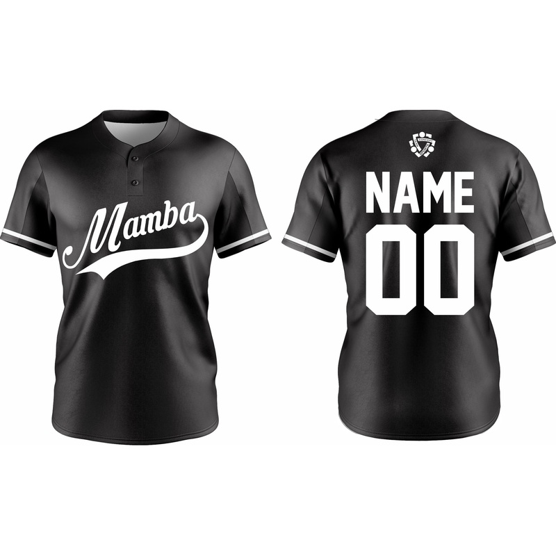Baseball Two Button Jersey 03  Customizable Name & Number | Breathable & Comfortable Sportswear
