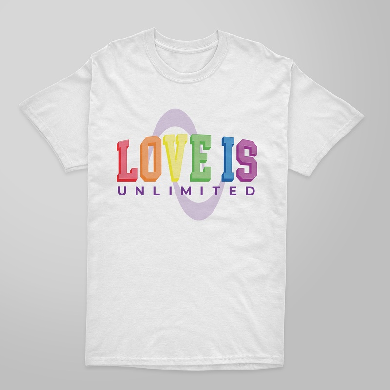 Love is Unlimited White Tee|Small|Medium|Large|X-Large|2X|3X