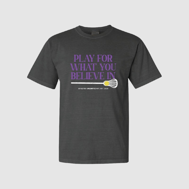 Play For Lacrosse Tee|Medium|Large|X-Large|2X|3X
