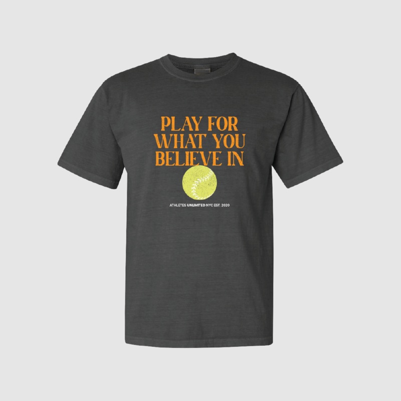 Play For Softball Tee|Medium|Large|X-Large|2X|3X