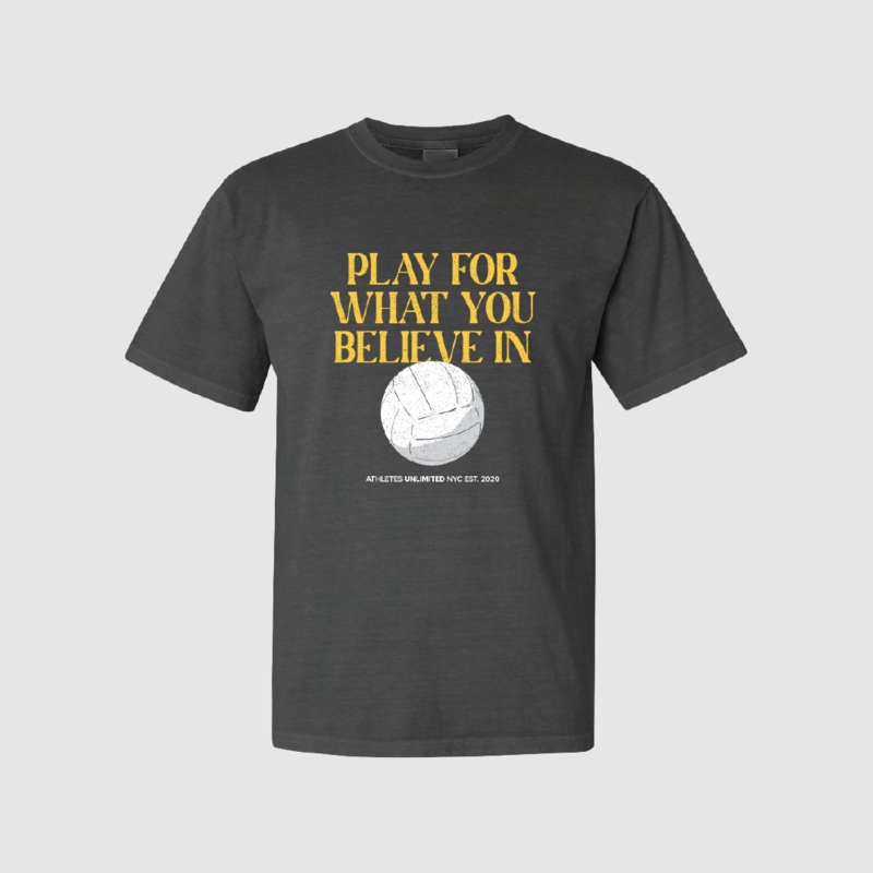 Play For Volleyball Tee|Small|Medium|Large|X-Large|2X|3X