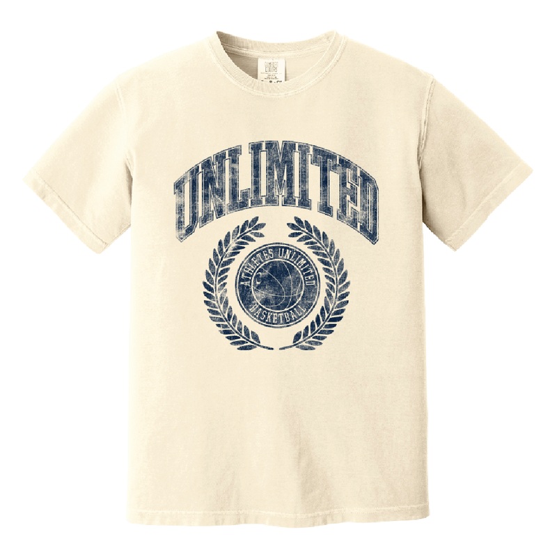 UNLIMITED COLLEGIATE BB TEE|Small|Medium|Large|X-Large|3X