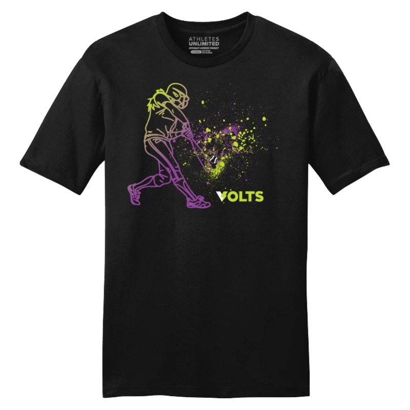 VOLTS BATTER TEE|Small|Medium|Large|X-Large|2X|3X