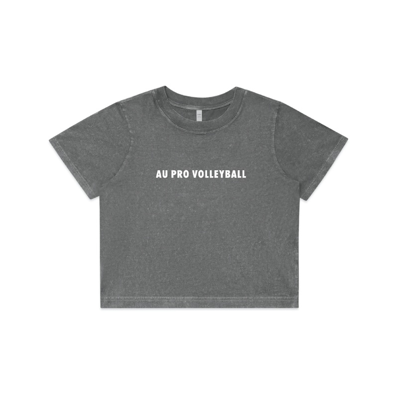 AU PRO VB CROP TEE|Women’s Small|Women’s Medium|Women’s Large|Women’s X-Large