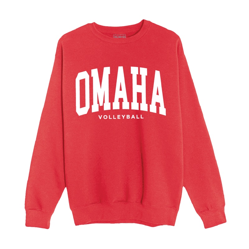 OMAHA VB CREWNECK|Small|Medium|Large|X-Large|2X|3X