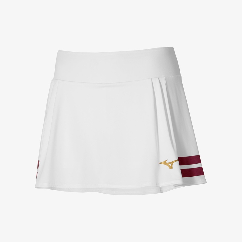 PRINTED FLYING SKIRT|White (01)|XS|S|M|L|XL