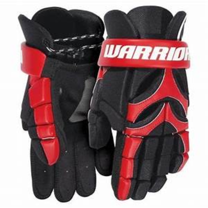 GREMLIN LACROSSE GLOVE|BLACK/RED|BLACK|10″|12″|13″|14″