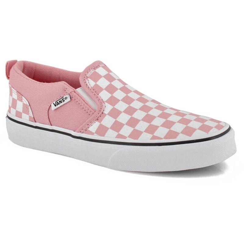 ASHER CHECKERBOARD KIDS|PINK / WHITE|BLACK CHECK|WHITE/BLACK|FLORAL|1|2|3|3.5|4|4.5|5|5.5|6|7|11|12|13|6.5