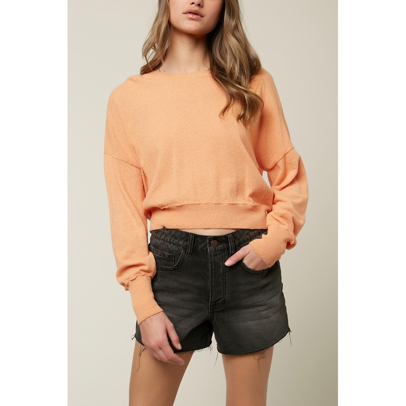 ASHORE CREW SWEATER|APRICOT|S|M|L|XL