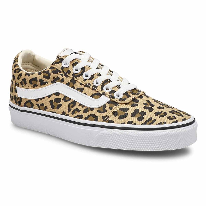 WARD LACE UP SNEAKERS WOMEN’S|LEOPARD/WHITE|FREESIA/WHTIE|6|6.5|7|7.5|8|8.5|9|9.5|10