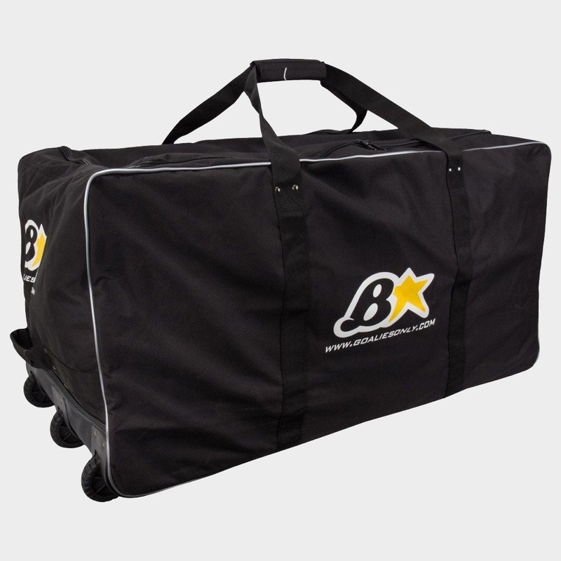 Wheeled Goalie Bag|BLACK|38″|44″