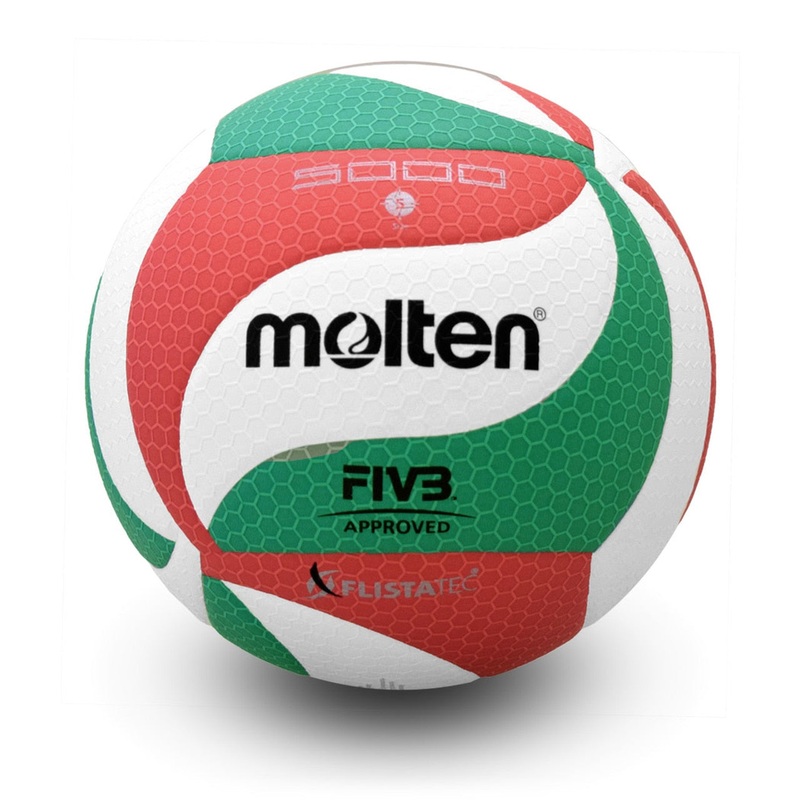 V5M5000 Flistatec Volleyball|RED/WHITE/GREEN