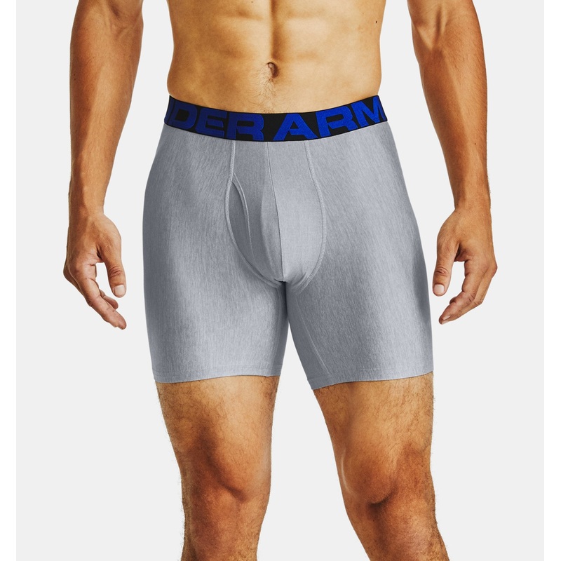 Men’s Tech 6 Boxerjock 2-Pack|ACADEMY/MOD GREY|BLACK|S|M|L|XL|XXL|XXXL