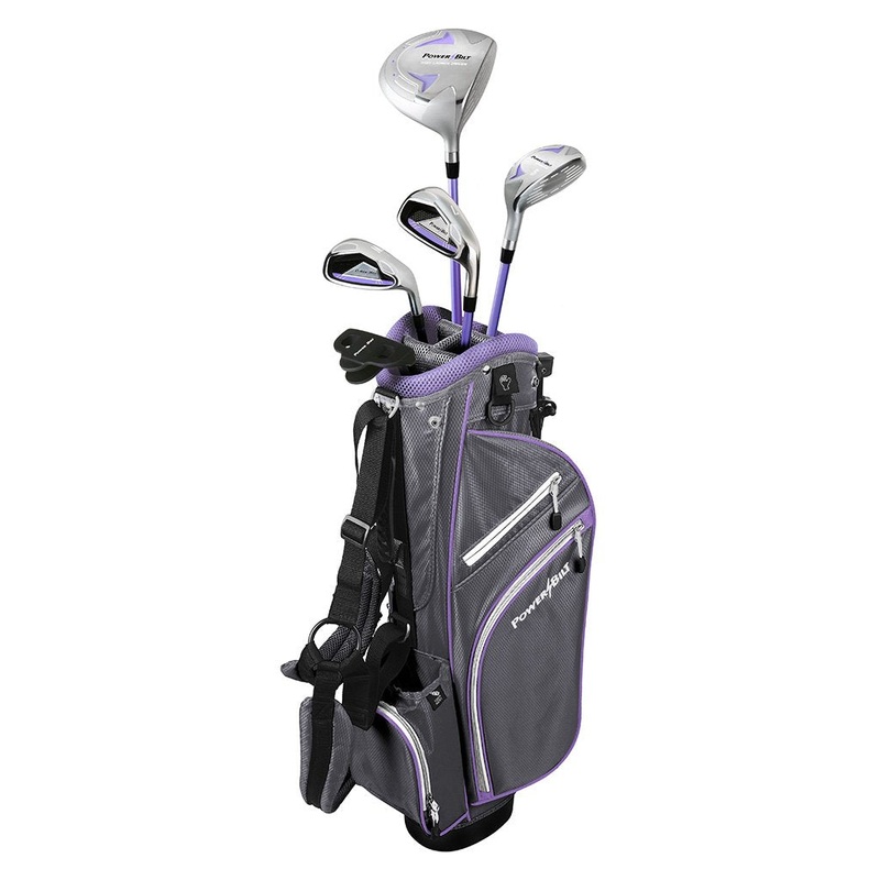 TPX Tour Junior 9-12 Golf Set|PURPLE|SILVER|LEFT|RIGHT