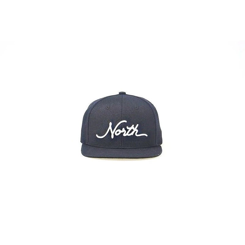 North Script Black Golf Hat|OS