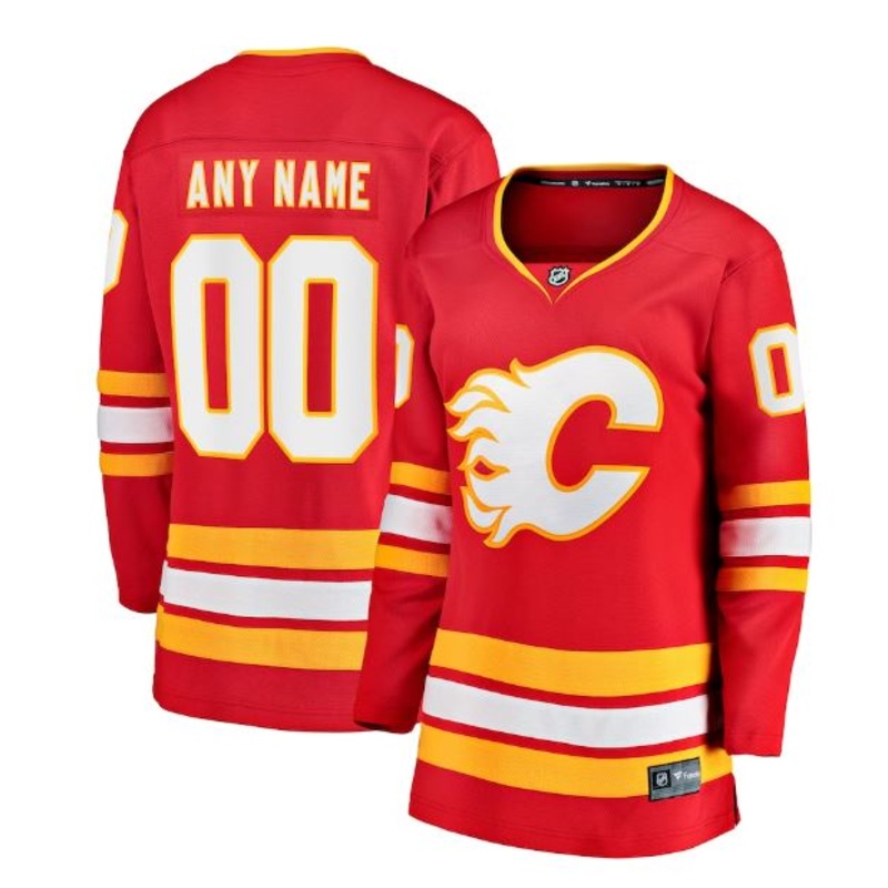 Customized Breakaway Jersey Calgary Flames Women’s