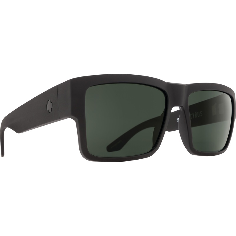 Cyrus Happy Lens Polarized|MATTE BLACK/HAPPY DARK GREY GREEN POLARIZED WITH DARK BLUE SPECTRA MIRROR|MATTE BLACK/HAPPY BRONZE POLARIZED WITH GREEN SPECTRA MIRROR|MATTE BLACK ICE/HAPPY GREY GREEN POLARIZED WITH RED SPECTRA MIRROR|MATTE DARK GREY/HAPPY GREY