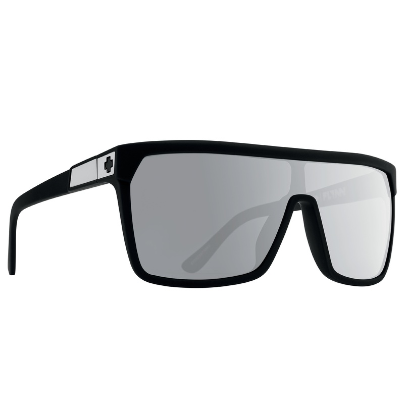Flynn Happy Lens Polarized|MATTE BLACK/HAPPY GREY GREEN POLARIZED WITH SILVER SPECTRA MIRROR|SOFT MATTE BLACK/HAPPY BOOST POLAR BLACK MIRROR