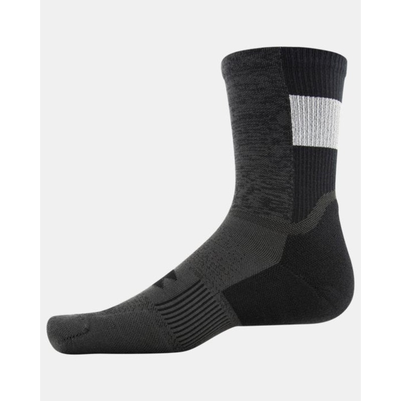 ARMOUR DRY RUN CREW SOCK|BLACK|WHITE|M|L