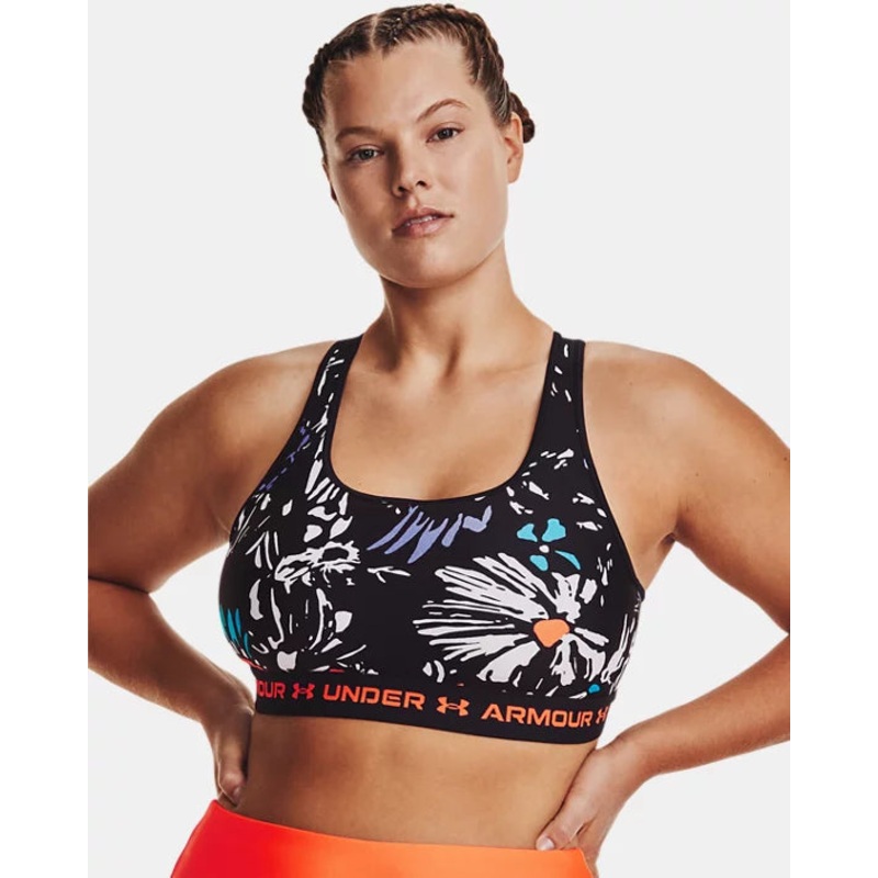 Women’s Crossback Mid Printed Sports Bra